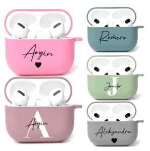 Personalised Airpods Pro Case,Silicone Airpods Pro 2 Case,Custom Airpods 3 Case, - Picture 1 of 6