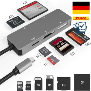 USB-Kartenleser: 5Gps SD/Micro SD Adapter - 5 Karten Lesegerät - Bild 1 von 8