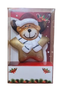 Magnete Calamita Frigo in Ceramica Renna Natale - Foto 1 di 3