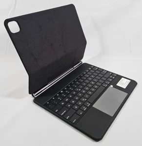 Case w Keyboard for 13" iPad Pro 13 2024 M4 Black Backlit Bluetooth Magnetic - Picture 1 of 16