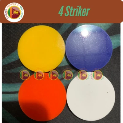 Carrom disk Striker set INDIA BEST QUALITY COINS GOTiI Plastic (4 Striker/ DISK) - image 1 of 4