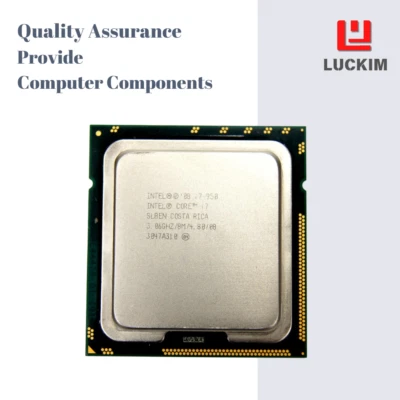 CPU Intel Core i7-950 - Socket 1366, 4 núcleos, 8 hilos, 3,06 GHz, 8 MB de caché L3, Foto 1 de 4