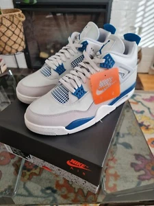 Size 12 - Air Jordan 4 Retro 2024 Military Blue - Picture 1 of 3