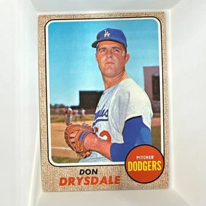 DON DRYSDALE 1968 Topps #145. L.A. Dodgers. HOF. 9-time All Star. VG/EX. - Picture 1 of 2