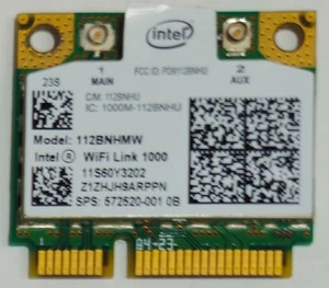 HP Pavilion dv6-2155dx Laptop WiFi Wireless Card 572520-001 Intel  112BNHMW - Picture 1 of 2