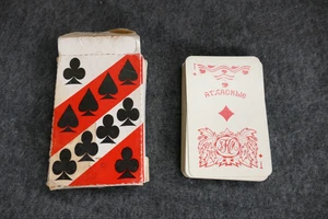 Tarjetas de juego Atlasnie Classic 36 piezas. URSS 1985 Vintage- - Imagen 1 de 9