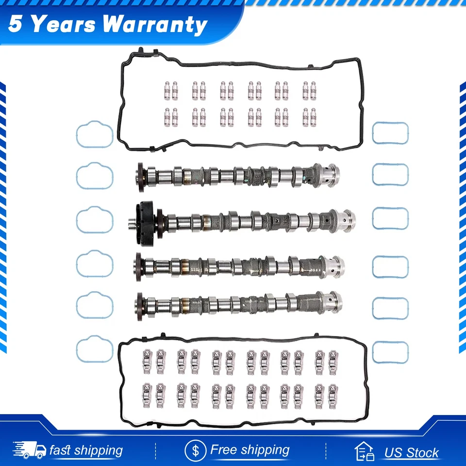 Engine Camshafts Rockers Arm Lifters Kit 3.6L V6 for Dodge Jeep Ram Chrysler 300 - Изображение 1 из 4