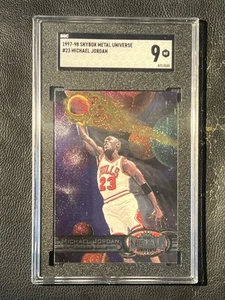 Michael Jordan 1997-98 Skybox Metal Universe SGC 9 Mint 23 - Bild 1 von 2