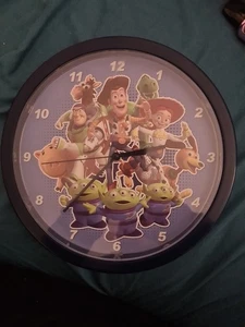 Disney Pixar Toy Story Character Wall Clock used - Picture 1 of 3