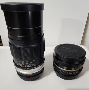 Petri Lens 135mm C.C Auto 1:3.5 F=135mm Kameraobjektiv 1:18 F-55mm - Bild 1 von 7