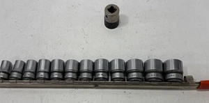Snap-On 13pc TWM 1/2"Dr 6pt Shallow Socket 12-24mm @READ - Bild 1 von 17