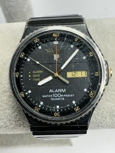 Pulsar Vintage Y960-601R Mens Watch Heavy Wear New Battery 35MM 6.75" J4 - Picture 1 of 9