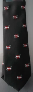 APT. 9 BLACK AND RED MOM HEART TIE WITH TIE BAR - 100% POLYESTER - NEW WITH TAG - Picture 1 of 3