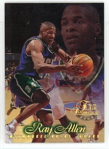 Tarjeta de novato 1996-97 Flair Showcase Ray Allen fila 1 asiento 35 Showtime - Imagen 1 de 2