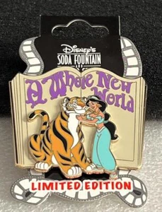 Prendedor Disney DSF DSSH Aladdin Jasmine & Rajah A Whole New World Storybook LE 400 - Imagen 1 de 1