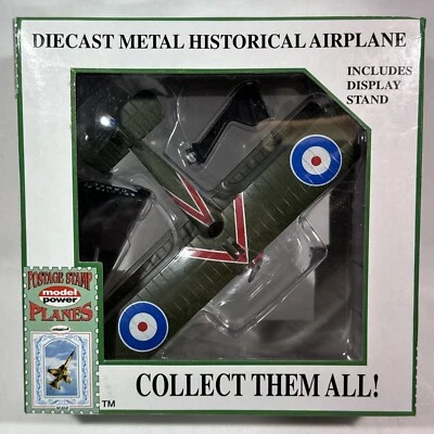 Modelo Power sello postal avión histórico fundido a presión con soporte - Sopwith Camel Foto 1 de 4