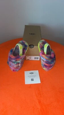 Zapatillas UGG Fluff Yeah Pixelate 1129072K Multicolor Niños Talla 10 Foto 1 de 2