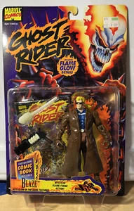 Ghost Rider BLAZE Actionfigur mit Flame Glow Details Toy Biz 1995 - Bild 1 von 3