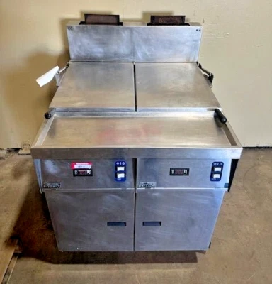 "PITCO SRT6" DUPLO 2 QUEIMADORES 18,8 GALÕES GÁS E ELÉTRICO 55000 BTU RETERMALIZADOR - Imagem 1 de 4