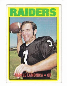1972 Topps Football DARYLE LAMONICA Oakland Raiders #169 (EX-MT) - Bild 1 von 2