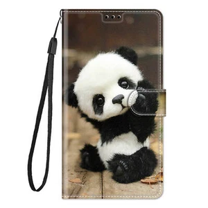 Panda Wallet Phone Case For Samsung iPhone OPPO Redmi Moto Google Sony Mi Honor - Picture 1 of 11