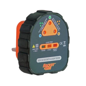 Socket & See SOK34 Tester ad anello per presa e terra - Foto 1 di 8