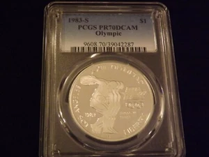 1983-S  $1         Olympic             PCGS PR 70 DCAM - Picture 1 of 2