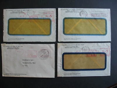 Uruguay WWII 4 censored covers, all opened on 3 sides, check them out - Image 1 of 2