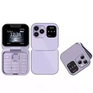 Per i16 Pro Mini telefono cellulare flip sbloccato 2 schede SIM piccolo display pieghevole - Foto 1 di 15