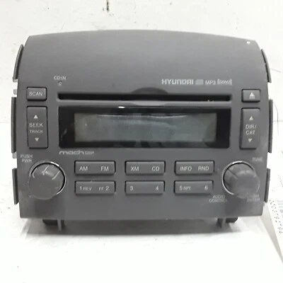 07 08 现代索纳塔 AM FM XM CD 收音机接收器 原始设备制造商 96180-0A600QZ — 第 1/4 张图片