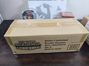 My Hero Academia TCG Serie 1 unbegrenzte Booster Boxen Etui, werkseitig versiegelt - Bild 1 von 1
