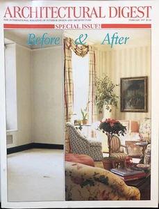 Architectural Digest Before & After SPECIAL ISSUE!!! February 1997 - Picture 1 of 6