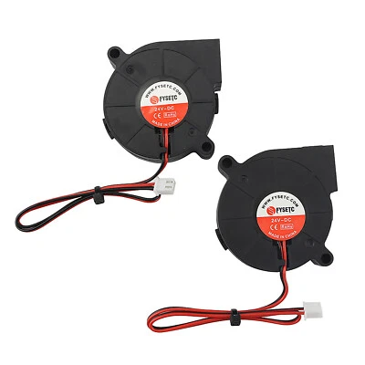 For Ender-3 CR10 3D Printer 5015 Blower Cooling Turbo Fan DC 24V Radiator Fan - Image 1 of 4