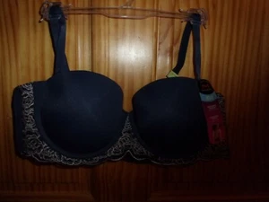 NEW MAIDENFORM PUSH-UP BRA, NAVY, 36B, RETAILS @44.00 (BRA-1087) - Bild 1 von 5