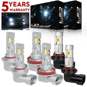 Faro delantero LED haz alto/bajo bombilla antiniebla 6000 k M11 para Ford F-150 2015-2020 - Imagen 1 de 14