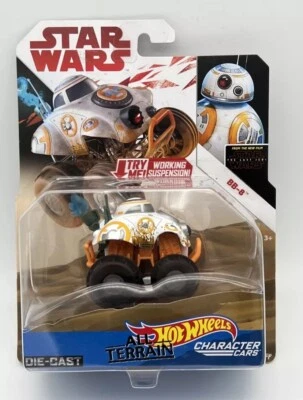 Coches de personajes todo terreno fundidos a presión Hot Wheels Star Wars - BB-8 - FCY97 Foto 1 de 2