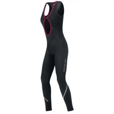 Gore Power Lady Thermo Bibtights+ Sz XS Black Seat Insert Bike Wear Activewear - Image 1 of 4