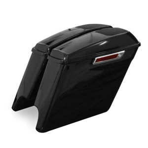 5" Stretched Extended Hard Saddlebags w/ 6x9" Speaker Lid For Harley Touring 14+ - Picture 1 of 12