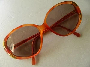VINTAGE TED LAPIDUS Paris SUNGLASSES FRAME TLC 806 PLASTIC Brown Lenses  - Picture 1 of 4