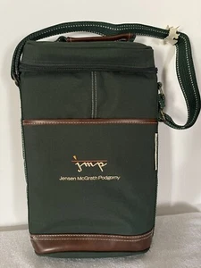 NEW Picnic At Ascot Travel 2 Bottle Wine Tote in Green - Picture 1 of 5