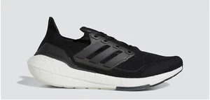 adidas UltraBoost 21 Core Black White Sneakers Running Shoes FY0378 Mens Sz 7.5 - Picture 1 of 5