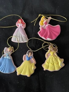 Disney Princesses Ornaments Set Of 5 - Picture 1 of 2