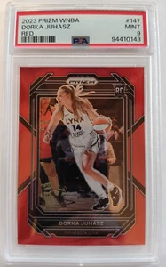2023 Prizm WNBA Dorka Juhasz RC #147 Red 001/199 PSA 9! POP 2! First on Print! - Picture 1 of 2