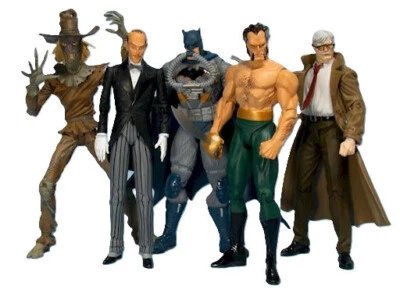 Conjunto de bonecos de ação BATMAN HUSH série 3-Scarecrow, Gordon-DC Direct-case novo na caixa - Imagem 1 de 2
