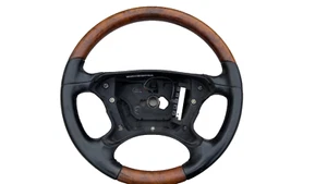 Mercedes CLS C219 Steering Wheel Black Leather Wood A2194602103 (For: CLS 2007) - Picture 1 of 3