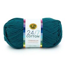 Lion Brand Yarn 1 Skein 24/7 Cotton® Yarn Dragonfly 558 Foot Pack of 1