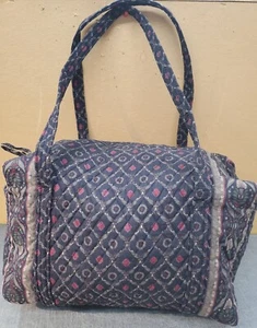 Vera Bradley Vintage Large Travel Duffle Bag LAUREL 1997 USA made - Picture 1 of 12