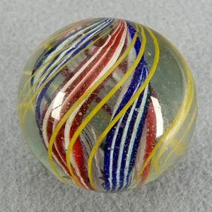Marbles: SWIRL, Divided Core. 1-3/4". Near Mint(+) (8.9). (B1030) - Picture 1 of 6