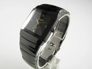 New Men's Ceramica Black Watch - Picture 1 of 7