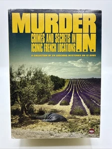 Murder In... Set 1 DVD 12-Disc Set USA R1 Crimes Secrets Iconic French Locales - Imagen 1 de 4